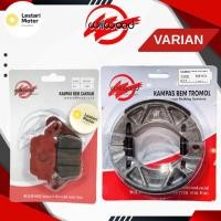 ราคา ผ้าเบรคหน้าและหลังสําหรับ Mio ZS Mio M3 Soul Gt 125 Led Fino 125 Aerox Freego Gear X-ride 125 Wilwood (26893603712)