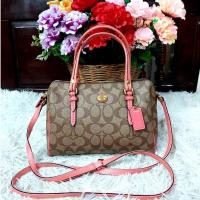 ราคา PEYTON SIGNATURE BENNETT MINI SATCHEL ( COACH E.S.T. 1941) มือสอง (20292956211)