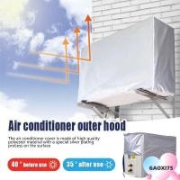 ราคา Gaoxi75 Air Conditioner Protective, Silver Multisize Air Conditioner Cover, Sunscreen Waterproof Dust Cover Outdoor (26930016958)