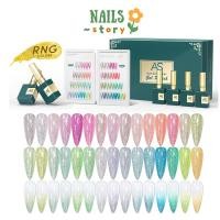 ราคา สีเจล สีทาเล็บเจล AS Platinum Glitter กริตเตอร์ แถมชาร์ต กากเพชร แพลทตินัม ยาทาเล็บเจล ของแท้ (51856604643)
