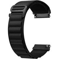 ราคา Strap for Samsung Galaxy Watch 4 5 6 7 Classic Gear S3 Active 2 Nylon loop correa Bracelet Amazfit GTS 2 3 4 mini Band (27993937740)