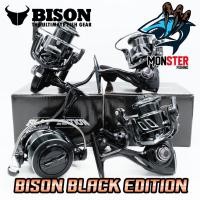 ราคา รอกสปินนิ่ง BISON BLACK EDITION 1000/2000/2500/4000 NEW 2021 (28307572551)