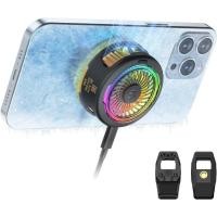 ราคา ไอโฟนไอแพด คูลเลอร์แม่เหล็กหม้อน้ําชุดแม่เหล็กแท็บเล็ตพัดลม rgb พร้อมโทรศัพท์มือถือคอมพิวเตอร์สนุกเย็นพกพา เหมาะสําหรับโทรศัพท์มือถือสีดําเกมแสงเย็นโทรศัพท์มือถือสีดําฉลาม5 หุ่นยนต์ เหมาะสําหรับ ล21โว