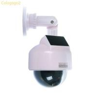 ราคา Cologogo2 Dummy กล้องวงจรปิดความปลอดภัยปลอมกล้องโดมพร้อมไฟ LED กระพริบ Home Security ป้องกันจําลองกล้องโดม (43083544738)