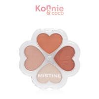 ราคา MISTINE Love’s Palette Eyeshadow 1.2g #01 Sweet Peach มิสทิน อายแชโดว์พาเลท. (49011690738)