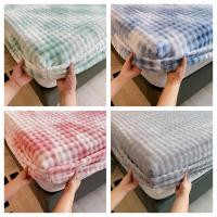 ราคา ใหม่สไตล์กํามะหยี่ที่มีสีสันสีทึบตุ๊กตาแผ่นเตียงขนแกะฟองเดี่ยวราชินี,ขนาดคิง3.5ฟุต 5ฟุต 6ฟุต ไม่ตกสี ปลอกที่นอนไซส์แผ่นเตียงกระต่ายขนแกะเตียงปกนมขนแกะติดตั้งเตียงเธอ (47602632359)