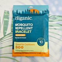 ราคา (Cliganic®) Mosquito Repellent Bracelets Microfiber 10 Count สายรัดข้อมือไมโครไฟเบอร์กันยุง (42321853953)