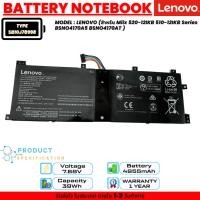ราคา (ส่งฟรี ประกัน 1 ปี) Lenovo แบตเตอรี่ ของแท้ Battery Notebook Lenovo Miix 520-12IKB 510-12IKB Series (42710871812)