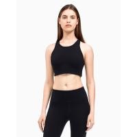 ราคา ของแท้ % ลดล้างสต๊อก SIZE S สปอร์ตบรา Calvin Klein Womens High Neck Thick Lattice Sports Bra (6612405969)
