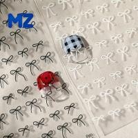 ราคา [MZ] 5D เนคไทโบว์สีขาว Mini Bowknot Line Rhinestone สีแดงมีกาวในตัวตกแต่งเล็บ Stiers สติ๊กเกอร์ติดเล็บ DIY (46564543059)