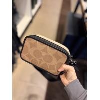 ราคา พร้อมส่งในไทย ของแท้ 100 % Coach Wyatt Crossbody Bag In Blocked Signature Canvas With Silver Tone Hardware Black (46806093202)