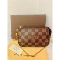 ราคา lv mini pochette damier ebene ปี 2016 (27503039863)