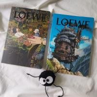 ราคา LOEWE HOWL'S MOVING CASTLE Studio Ghibli notebook สมุดโน๊ต สมุดจด สมุดบันทึก (23723669865)