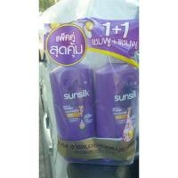 ราคา นาทีทอง ยาสระผมซันซิลสีม่วง แพ็ค2ขวด แชมพู+แชมพู ขนาด 400 ml. (17696874363)