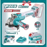 ราคา เครื่องเจียร์ไร้สาย หินเจียรไร้สาย แบตเตอรี่ 20V 4นิ้ว BL Motor TOTAL รุ่นTAGLI261021(แทนTAGLI1002) (19709637526)