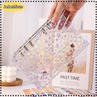 ราคา LIKE Book Clip, PVC A6/A7/M5 ปกโน้ตบุ๊คแบบหลวม,โปร่งใสพราวดาวโน้ตบุ๊ค Loose Leaf Binder (53066539402)