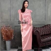 ราคา ชุดสีชมพู เซ็ท2ชิ้น เสื้อลูกไม้ปักดิ้น แขนยาว+กระโปรงยาวเข้ารูป เหมาะเป็น ชุดออกงานผู้ใหญ่ ชุดผู้ใหญ่ไปงานแต่งงาน ชุด... (5620399203)