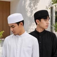 ราคา หมวกอิสลาม ขาว-ดำ หมวกมุสลิม กาปีเยาะห์ kopiah หมวกกะปิเยาะ(มีราคาส่ง) (24946031237)