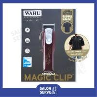 ราคา ปัตตาเลี่ยน ไร้สาย WAHL Cordless Magic Clip + Barber Coat ของแท้ อุปกรณ์ครบ รับประกัน 1 ปี (21667788978)