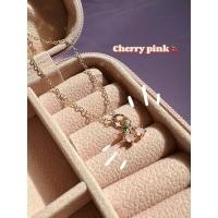 ราคา เครื่องประดับ สร้อยคอ ทอง14k pink cherry Necklace {สร้อยคอ} (29952339931)