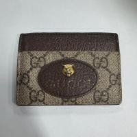 ราคา GUCCI Card Holder กระเป๋าใส่บัตร หนัง พกพา ขนาดประมาณ 10 ซม. (48066752263)