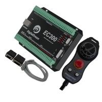 ราคา สินค้าขายดี สินค้า HOT Ethernet CNC Controller Kit Mach3 การ์ดควบคุม 4 แกน EC300 พร้อม DDMPG คู่มือ Pulse Generator สําหรับ Mini CNC Machinenew (49962053549)