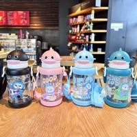 ราคา KIOSLAKU - ขวดดื่มสําหรับเด็ก Shark 650ml / ขวดดื่มสําหรับเด็ก / ขวดดื่มฟาง / ขวดฉลาม Viral น่ารัก [3811] (56106150469)