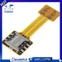 ราคา SIM Extender Card Reader Hybrid Double Dual-SIM Nano Sim 2 in 1 Extension Adapter สําหรับโทรศัพท์มือถือ C (54654892512)