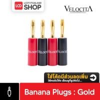 ราคา VELOCITA Banana Speaker Plug แพค 4 ชิ้น (45506290597)