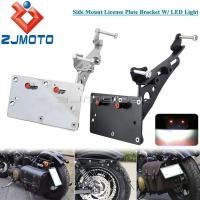ราคา ZJ ป้ายทะเบียนรถยึดด้านข้างรถจักรยานยนต์สำหรับ Harley Sportster XL883 XL1200 2004-17 Iron883 2009-17 48 2009-17 72 2010- (43028484916)