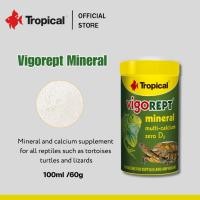 ราคา TROPICAL Vigorept Mineral - 100ml /60g อาหารเสริมแร่ธาตุและแคลเซียมสำหรับสัตว์เลื้อยคลานทุกชนิด (42831646990)