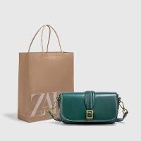 ราคา Zara กระเป๋าสะพายข้างกีฬาหนัง PU สําหรับผู้หญิงหรูหรา ยูทิลิตี้ Retiro ช้อปปิ้งกระเป๋าสะพาย (45464805411)
