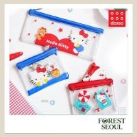 ราคา [DAISO Korea] Sanrio Hello Kitty Clear Pouch Series | โปร่งใสเดินทางแต่งหน้ากระเป๋าเก็บเครื่องสําอางออแกไนเซอร์กระเป๋า (52165067201)