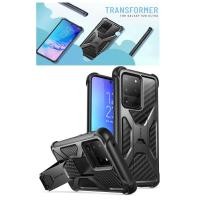ราคา หม้อแปลง i-Blason สําหรับ Samsung Galaxy S20 Ultra, เคสกันชนที่ทนทานสองชั้นพร้อมขาตั้งในตัว (25936405411)
