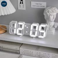 ราคา นาฬิกาดิจิตอล นาฬิกา LED นาฬิกาตั้งโต๊ะ แขวนผนัง LED Digital Wall Clock #B-029 (13158477411)