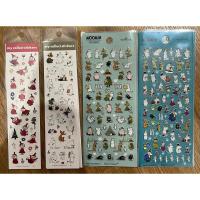 ราคา สติกเกอร์มูมิน ของแท้ช้อปมูมินญี่ปุ่น moomin stickers (24053404410)