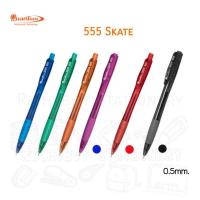 ราคา Quantum ปากกาลูกลื่น 0.5มม. ควอนตั้ม SKATE 555(ด้ามคละสี) (12284298654)