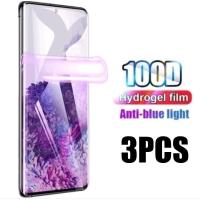 ราคา 3 ชิ้นคลุมทั้งหมดป้องกันหน้าจอฟิล์มเคลือบสําหรับ HMD Atlas Aura Crest Hyper Pulse + Ridge Skyline Vibe Pro HD Anti Spy ความเป็นส่วนตัว Anti Blue Light Hydrogel ฟิล์มนุ่ม (44714767852)