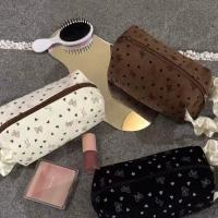ราคา สินค้าพร้อมส่ง กระเป๋าดินสอสไตล์เกาหลี น่ารักคุณหนู ผ้าลูกฟูก 3 สไตล์ ดำ น้ำตาล ขาว (41431734110)