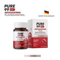 ราคา Pure99 Astaxanthin 6mg plus Resveratrol แอสต้าแซนธิน (43301101422)