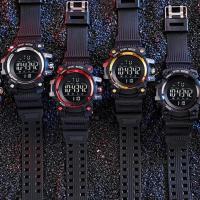 ราคา นาฬิกาSPORT WATCH กันน้ำ มีไฟ LED จอแสดงผลคู่ สไตล์กีฬา ลำลอง แฟชั่นสำหรับผู้ชาย นาฬิกาผู้ชาย นาฬิกาข้อมืออิเล็กทรอนิกส์ (22120021567)