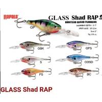ราคา เหยื่อปลอม อุปกรณ์ตกปลา เหยื่อกลางน้ำ RAPALA. GLASS. SHAD.RAP GSR-04 cm RATTLIN SUSPENDING (29451532815)