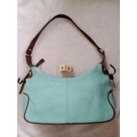 ราคา กระเป๋าสะพายหนังแท้สีฟ้าfossil (21748397798)