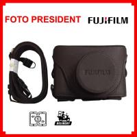 ราคา เคสหนัง Fujifilm X-T10 X-T30 X20 X10 (สีน้ําตาล/ดํา) (50665078087)