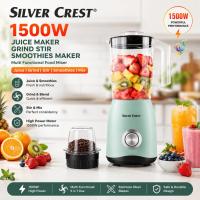 ราคา Silver Crest 1500W เครื่องปั่นคั้นน้ําผลไม้เครื่องบดเครื่องปั่นสมูทตี้ Multi Function เครื่องเตรียมอาหาร Heavy Duty Mixer (47759668712)
