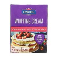 ราคา เอ็มบอร์ก เดรี่วิปปิ้งครีม Emborg Dairy Whipping Cream 200ml. (56263326049)