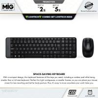 ราคา [พร้อมส่ง/ประกันศูนย์ 3 ปี] Logitech MK220 Wireless Combo ชุดคีย์บอร์ดและเมาส์ไร้สาย คีย์บอร์ดสกรีนไทย-อังกฤษ พิมพ์เงียบ (44566501400)