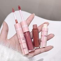 ราคา Kakashow Bow Double-Headed Lip Gloss Soft Light Matte Matte Matte Mirror Surface Water Gloss Dudu Lip Natural Whitening (45466908901)