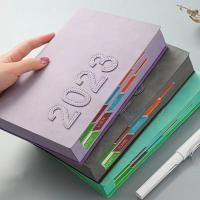 ราคา สมุดโน๊ตไดอารี่ 2023 A5 planner เกาหลีไดอารี่ สมุดแพลนเนอร์ สมุดจดบันทึก ​ปกหนังนิ่ม ไดอารี่ สมุดโน้ตแพลนเนอร์ 400 หน้า (21773031526)