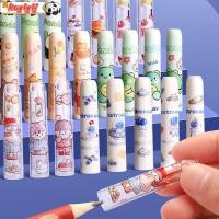 ราคา KUGIGIEI 35 ชิ้น/กล่องดินสอ, Capybara พลาสติก/นักบินอวกาศ/Panda Pencil Protective, Multi Functional Solid Color Transparent Pencil Extender (51266438416)
